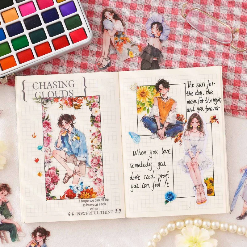 A Poetic Casket Sticker 100 Pcs - Image 5