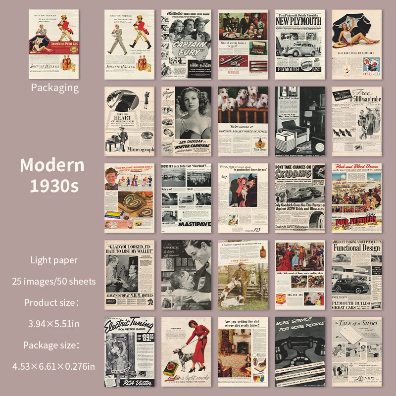 American Print Ads Series Material Paper - Image 13