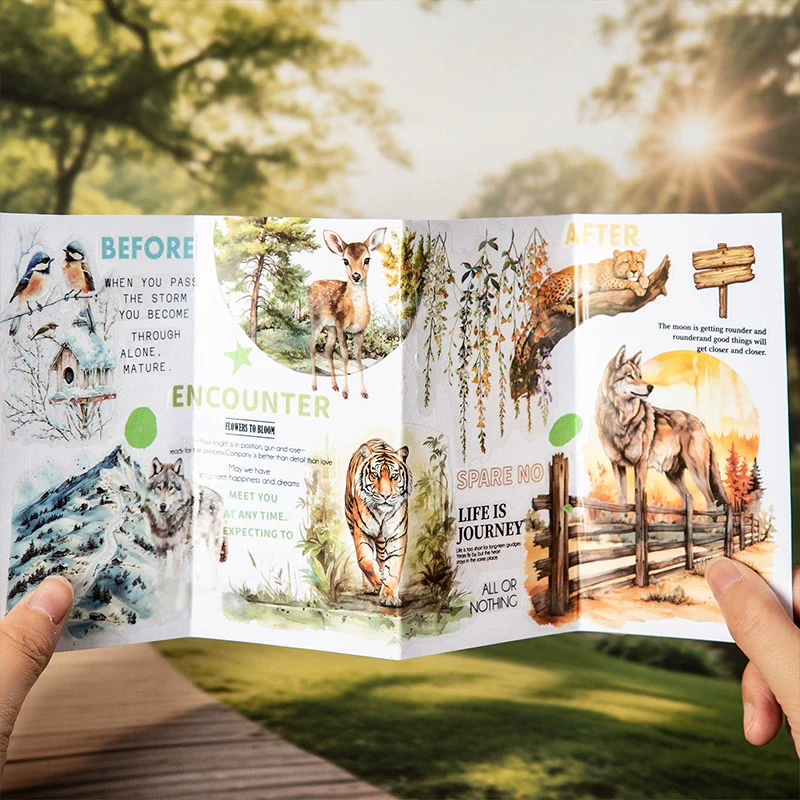 Animal World Series – Forest Scene Sticker Book - Image 4