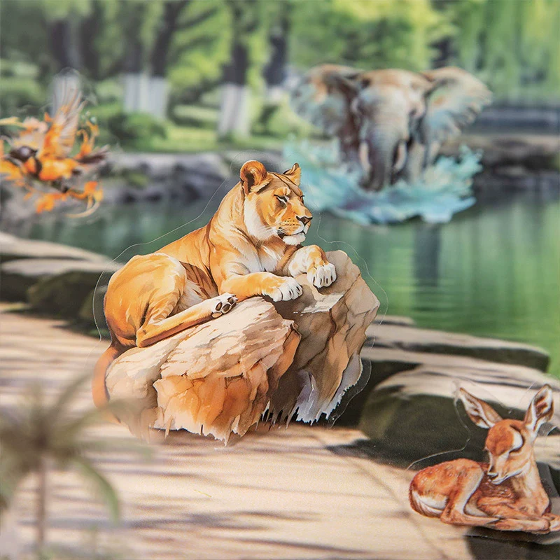Animal World Series – Forest Scene Sticker Book - Image 6