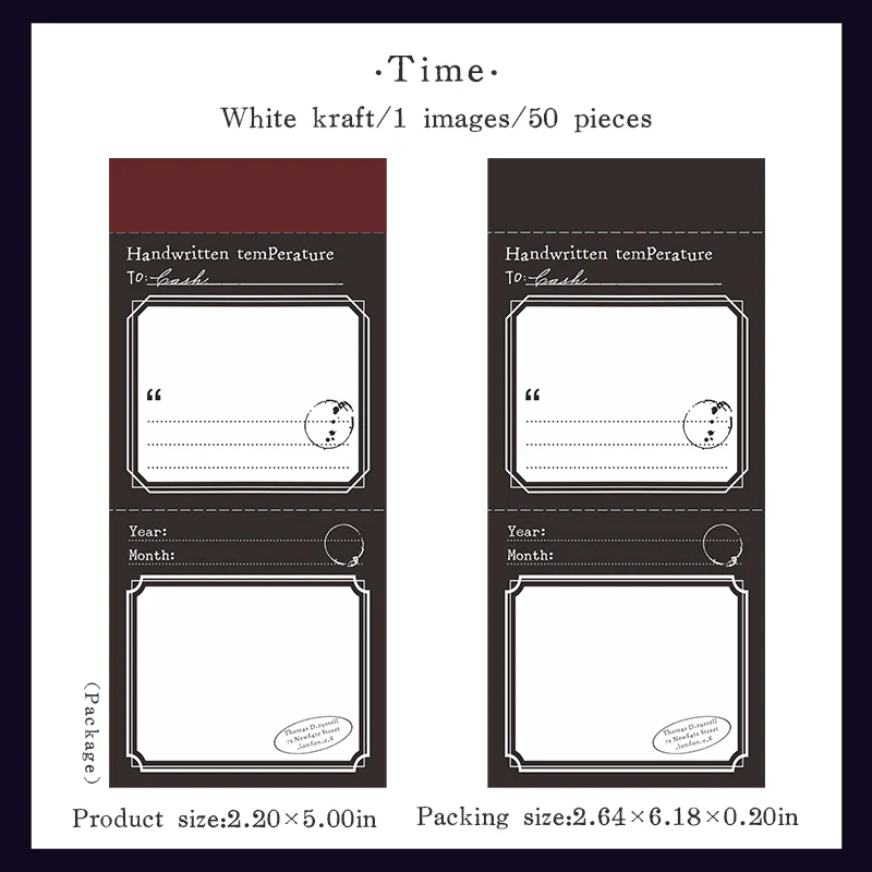 Life Notes Series Note Paper 80Pcs - Image 29