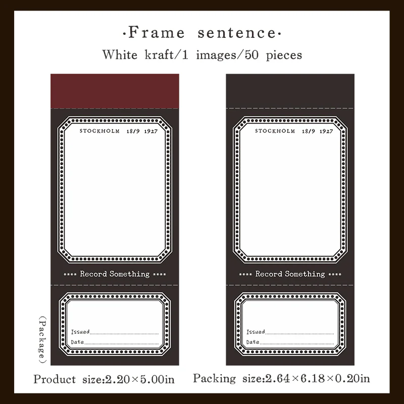 Life Notes Series Note Paper 80Pcs - Image 30
