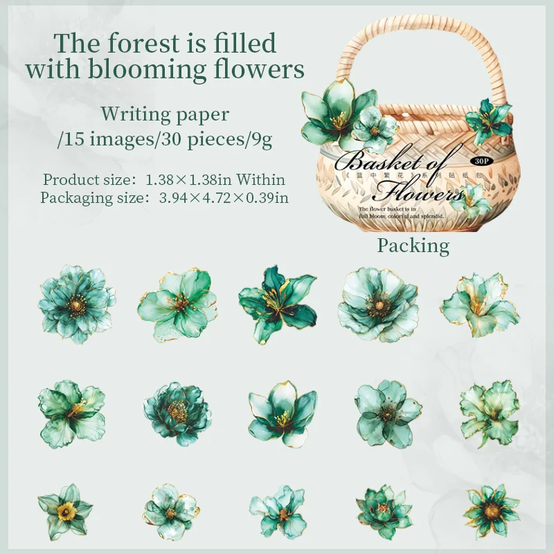 Basket of flowers Series Sticker Pack - Image 10