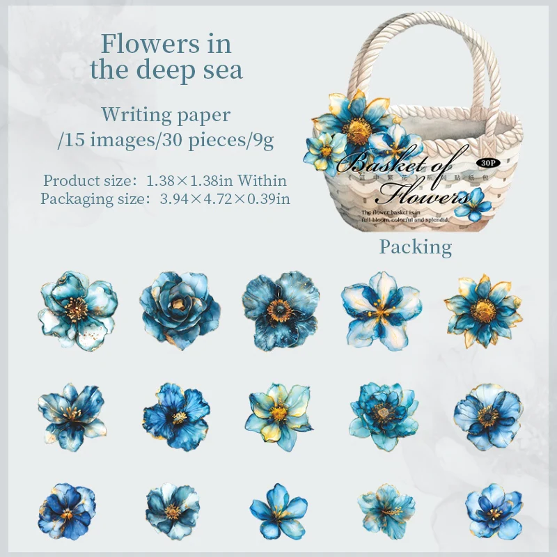 Basket of flowers Series Sticker Pack - Image 11