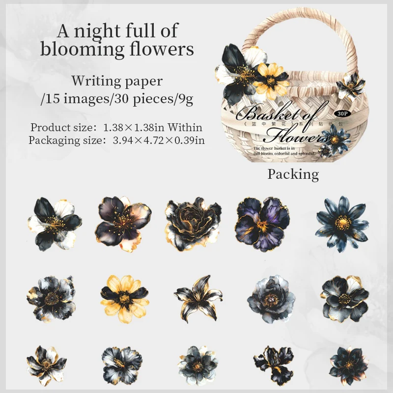 Basket of flowers Series Sticker Pack - Image 8