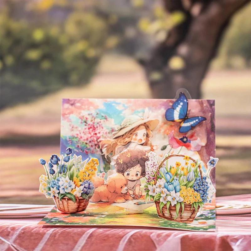 Blooming Season Flower Basket PET Tape - Image 5