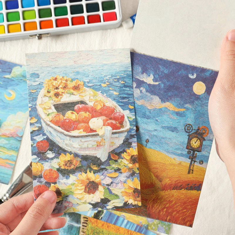 Brushstrokes Of Flowers Material Paper - Image 9