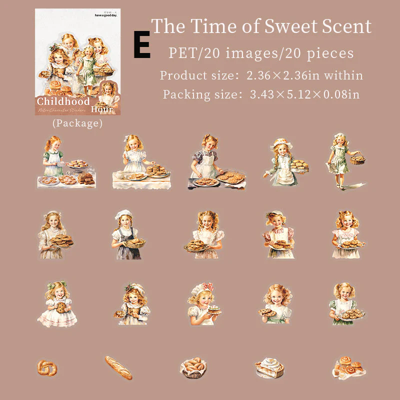 Childhood Hour Sticker 20pcs - Image 11