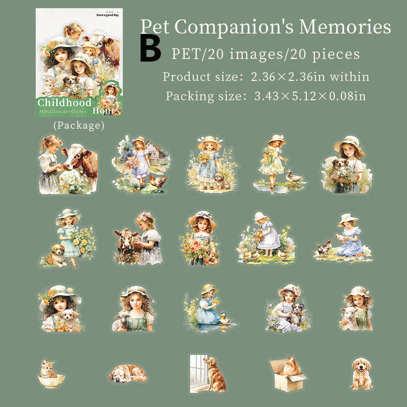 Childhood Hour Sticker 20pcs - Image 13