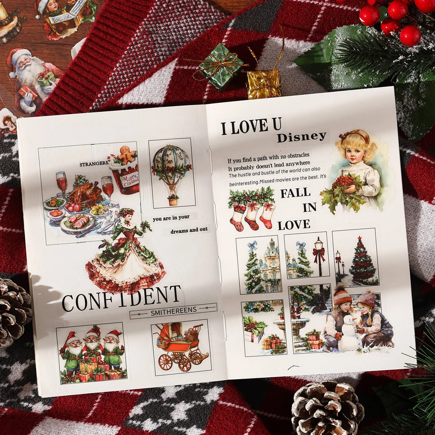Christmas Letter Sticker Book 20pcs - Image 6