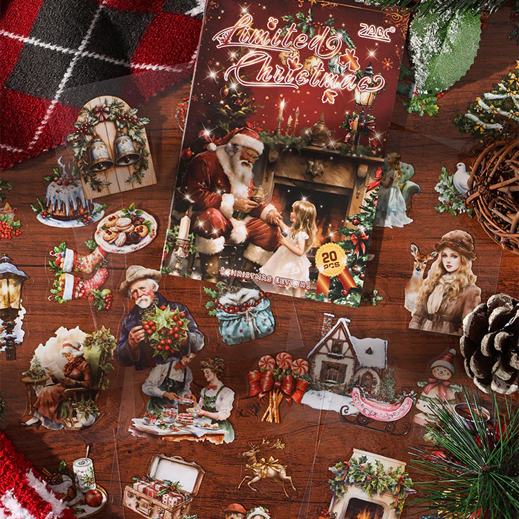 Christmas Letter Sticker Book 20pcs - Image 8