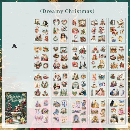 Christmas Letter Sticker Book 20pcs - Image 9