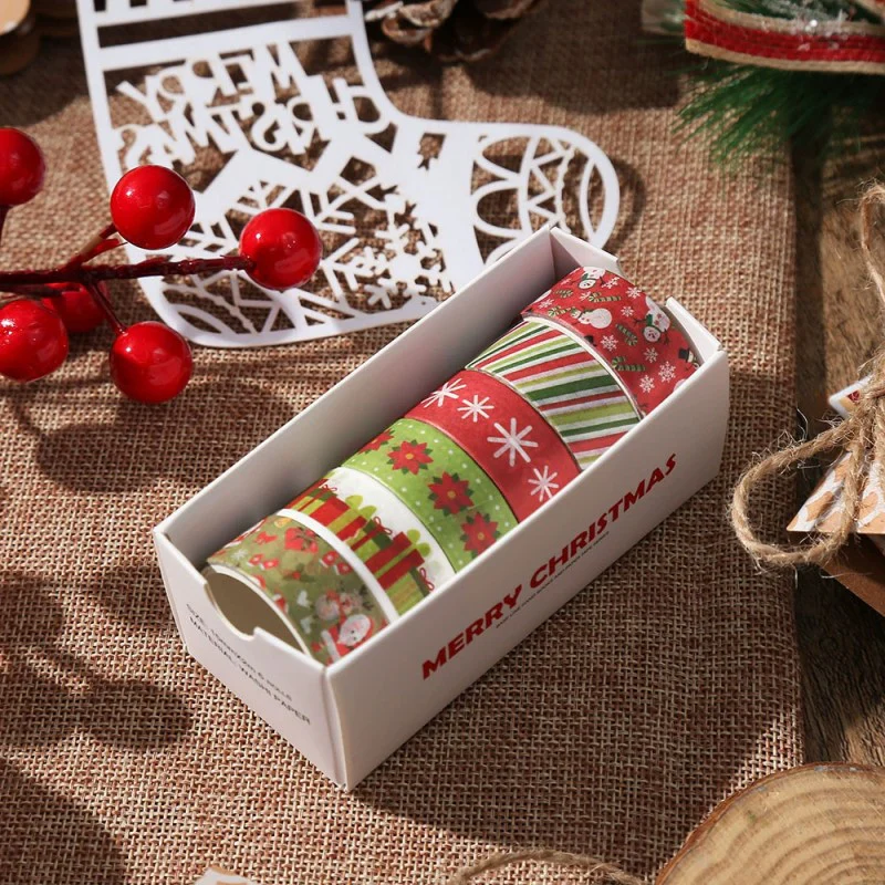 Christmas Sticker Tape 6Pcs - Image 4