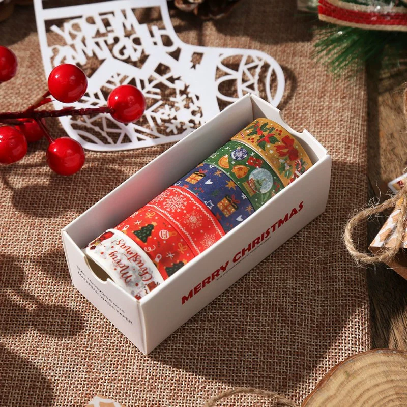 Christmas Sticker Tape 6Pcs - Image 5
