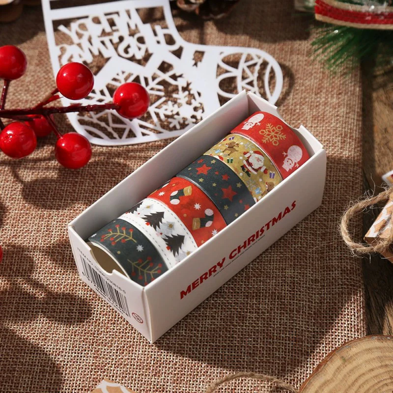 Christmas Sticker Tape 6Pcs - Image 6