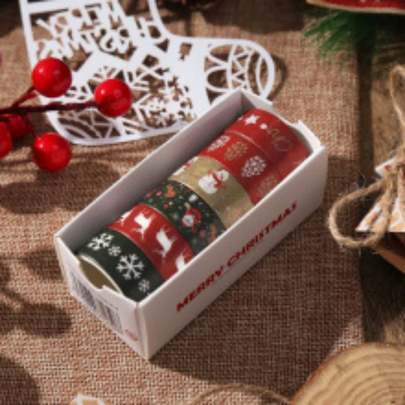 Christmas Sticker Tape 6Pcs - Image 8