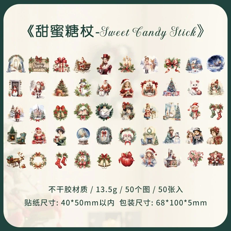 Christmas Stickers 50Pcs - Image 6