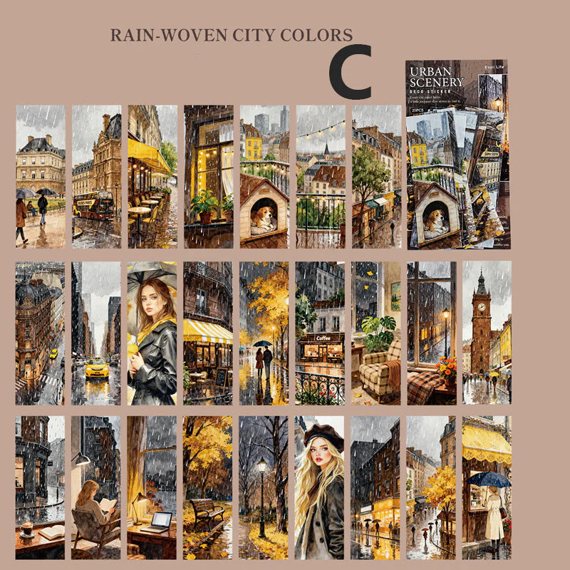 City Romance Sticker 25pcs - Image 11