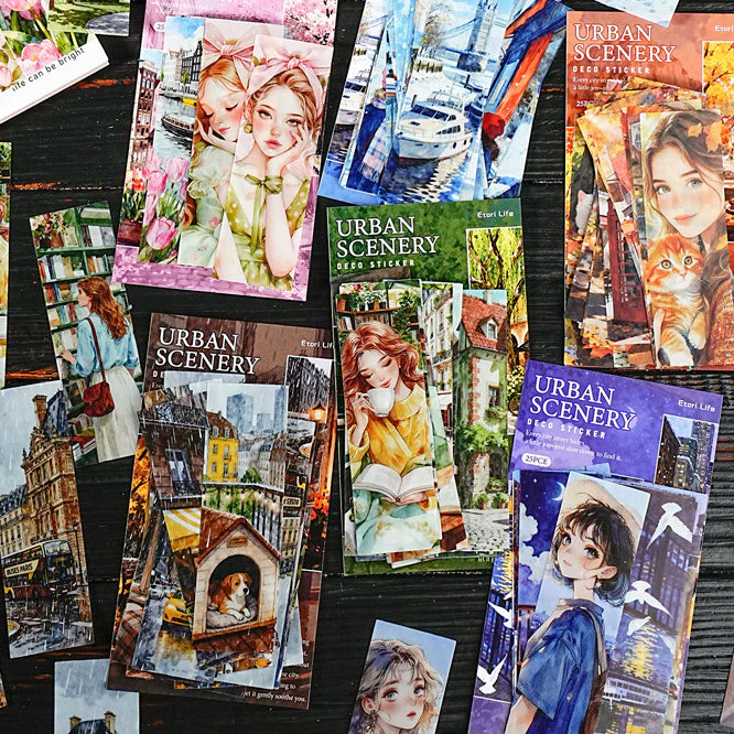 City Romance Sticker 25pcs - Image 5
