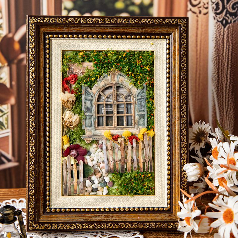 Classical Manor Series Vintage Laser-Cut Cardstock Stickers - Image 5