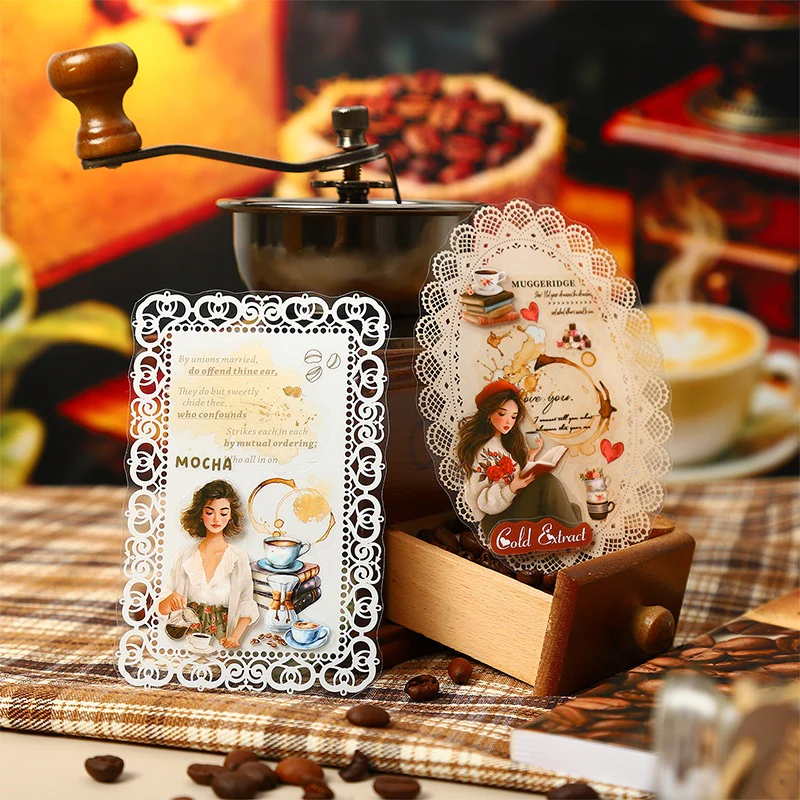 Coffee Freedom Sticker book 4pcs - Image 4