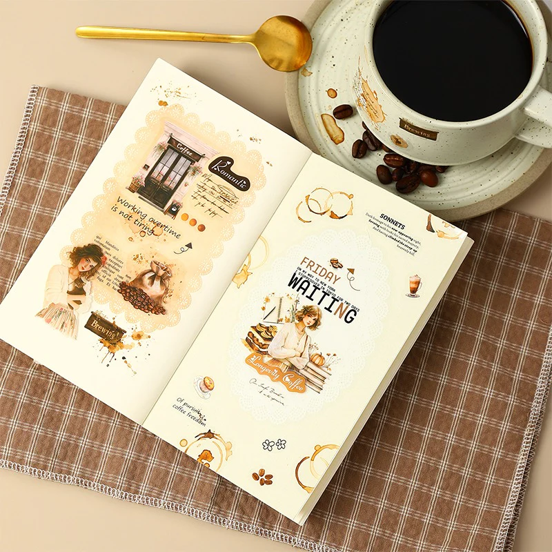 Coffee Freedom Sticker book 4pcs - Image 5