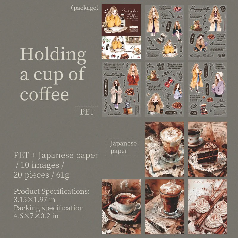 Coffee Meets Bookstore Sticker Book-TAHARA - Image 10