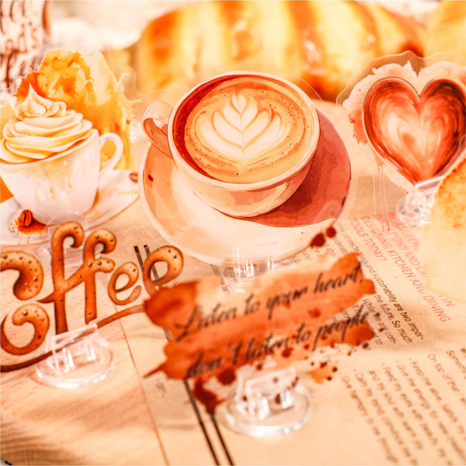 Coffee Story Series Journal Sticker Pack - Image 4