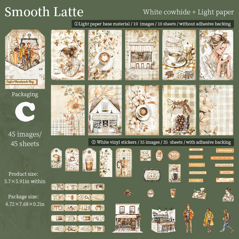 Coffee Theme Pack 45pcs - Image 10