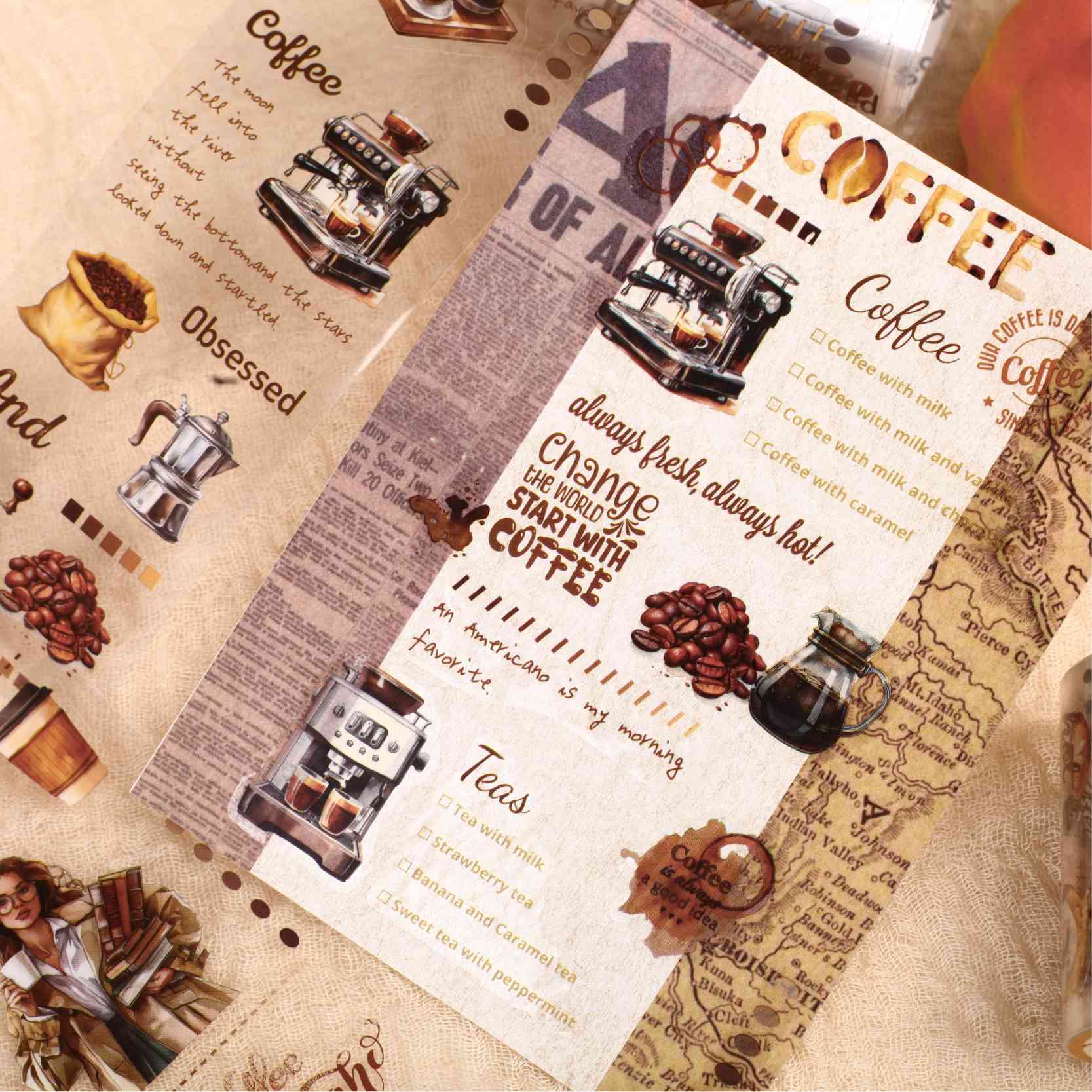 Coffee Town Series PET Tape - Image 3