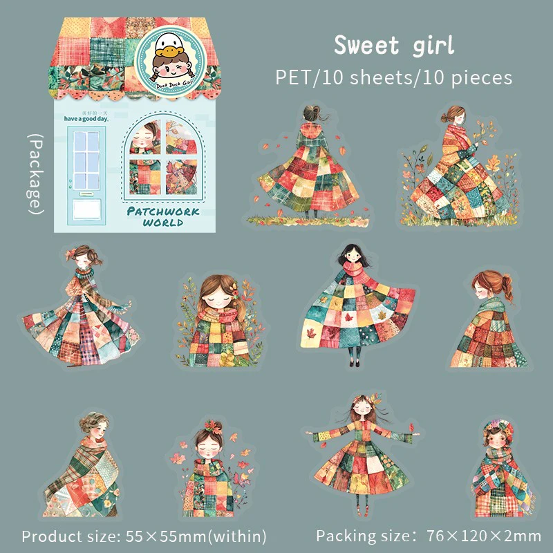 Collage World Series Scene Building PET Stickers - Image 9