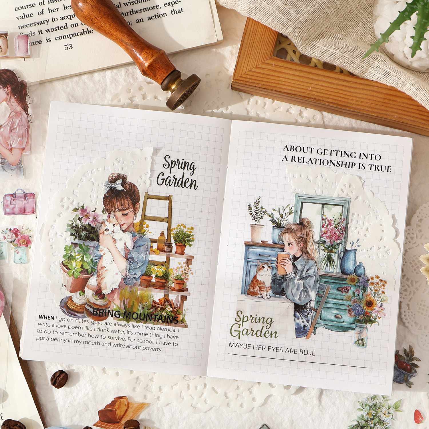 Colorful cute pet record Sticker Book 20pcs - Image 3