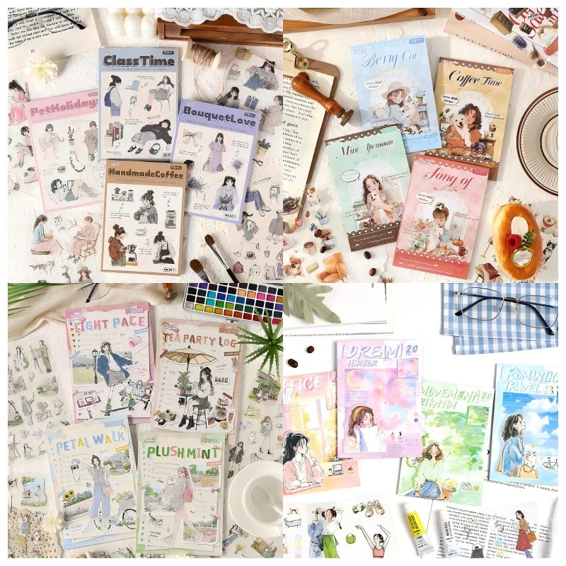 Colorful cute pet record Sticker Book 20pcs - Image 32