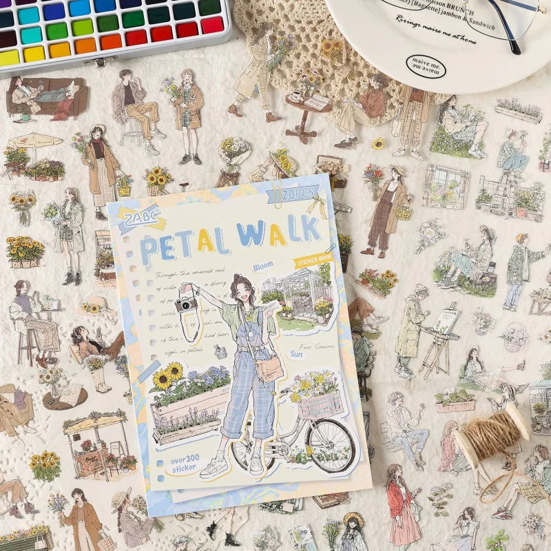 Colorful cute pet record Sticker Book 20pcs - Image 37