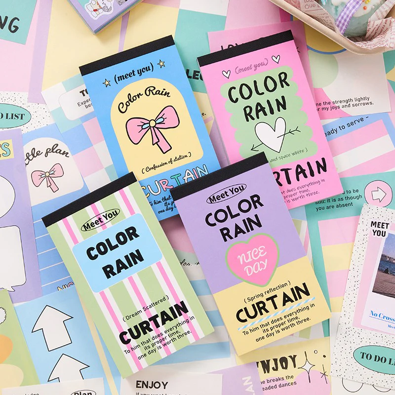 Colorful Rain Curtain Notepad Series - Image 12