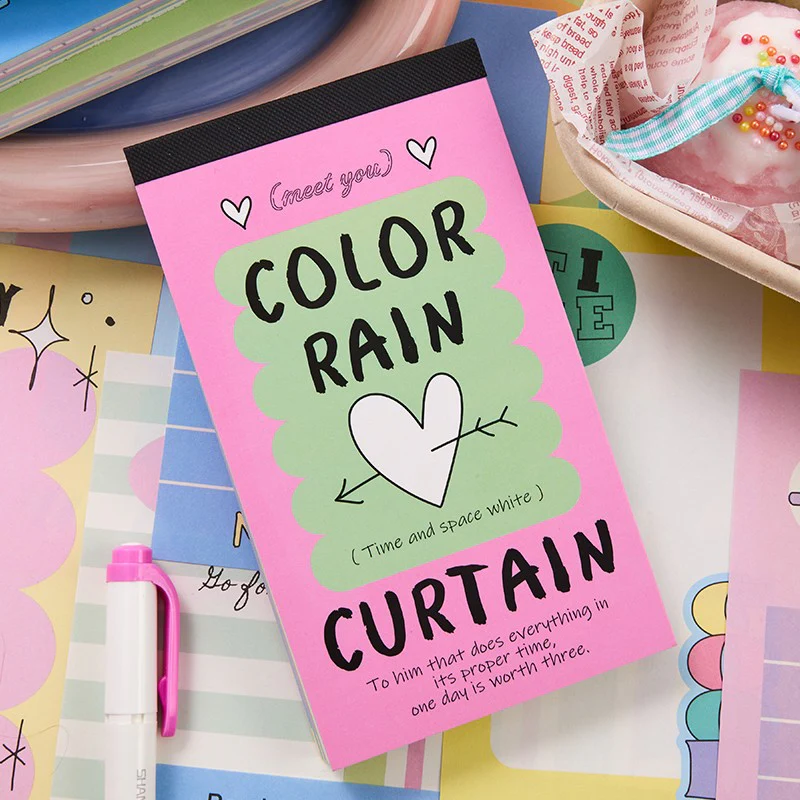 Colorful Rain Curtain Notepad Series - Image 15