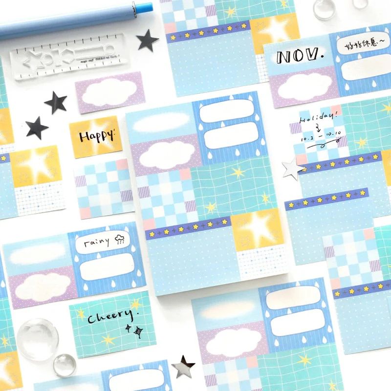 Colorful Rain Curtain Notepad Series - Image 7