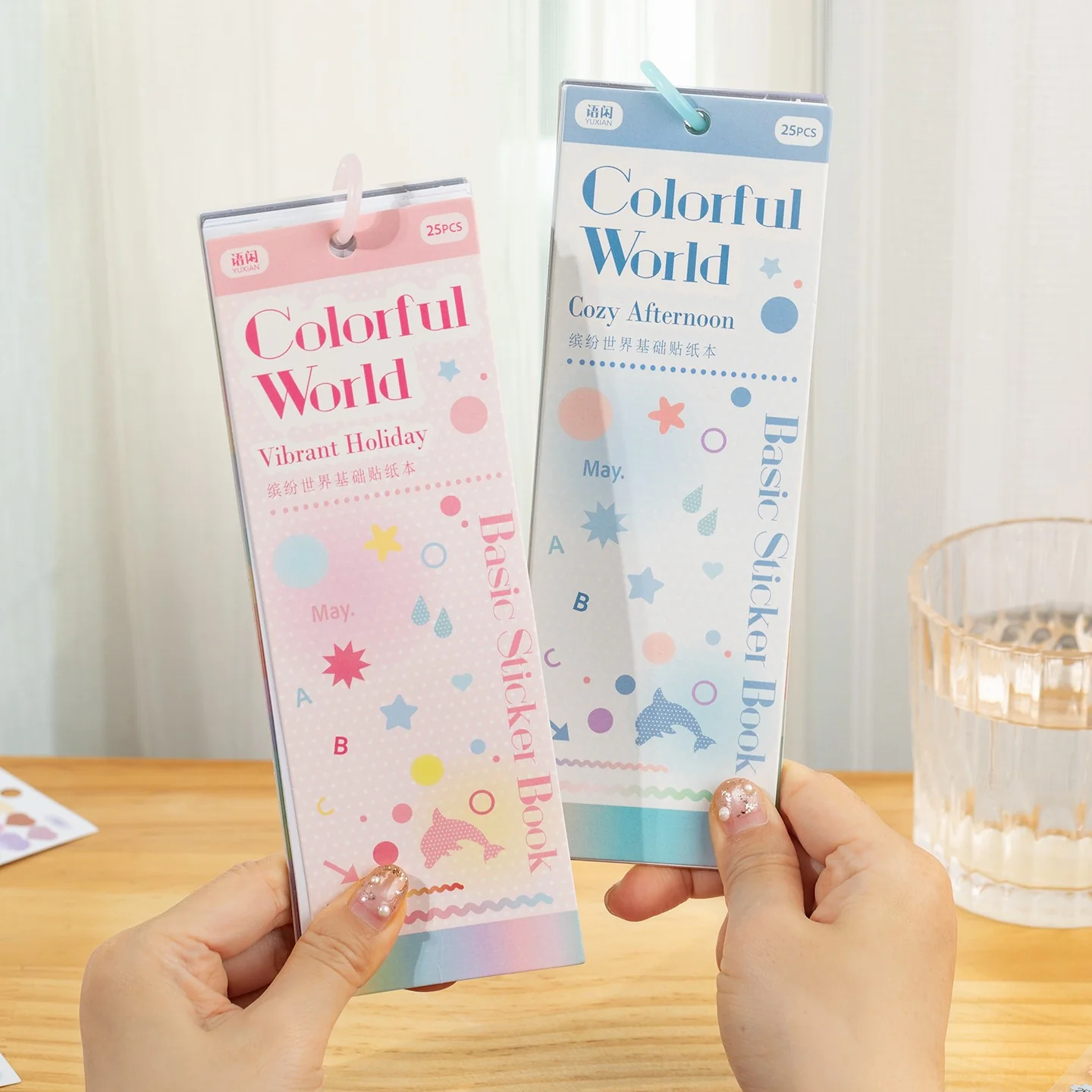 Colorful World Series Sticker Book 25PCS