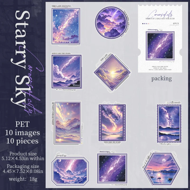 Corners of the City Series Large Scenic Sticker Pack - Image 11