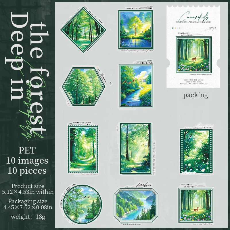 Corners of the City Series Large Scenic Sticker Pack - Image 12