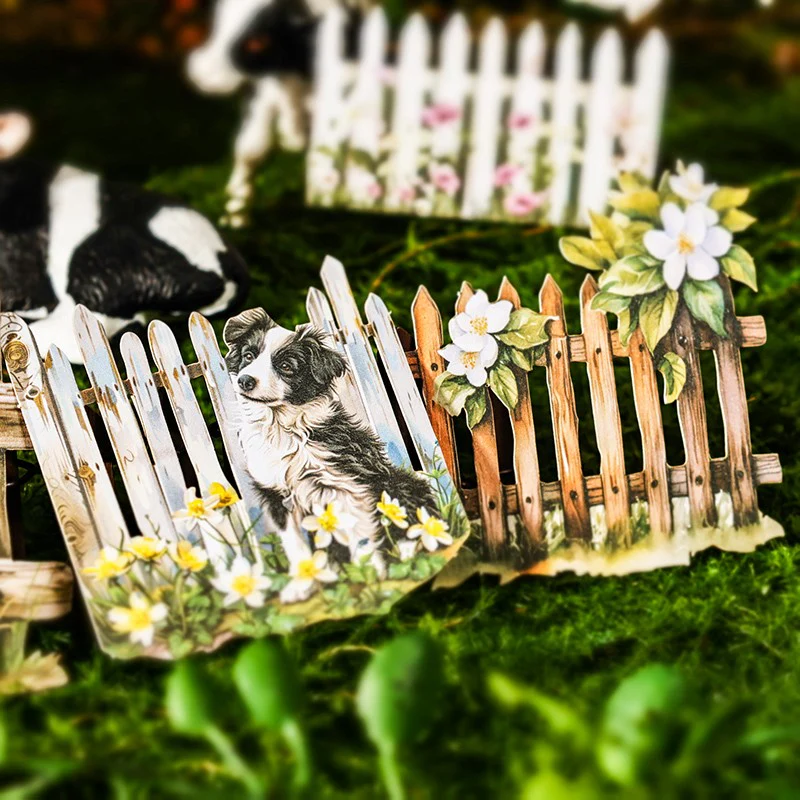 Countryside Fence Series 3D Hard Card Stickers - Image 2