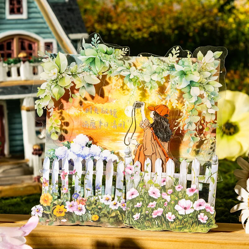 Countryside Fence Series 3D Hard Card Stickers - Image 3