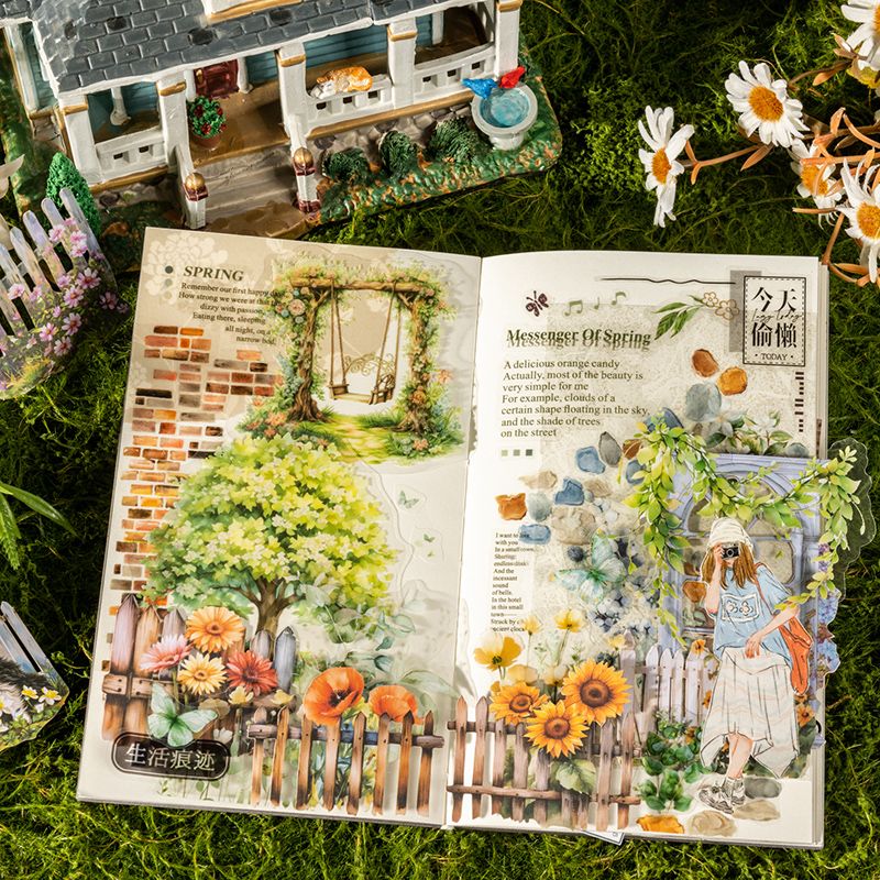 Countryside Fence Series 3D Hard Card Stickers - Image 8