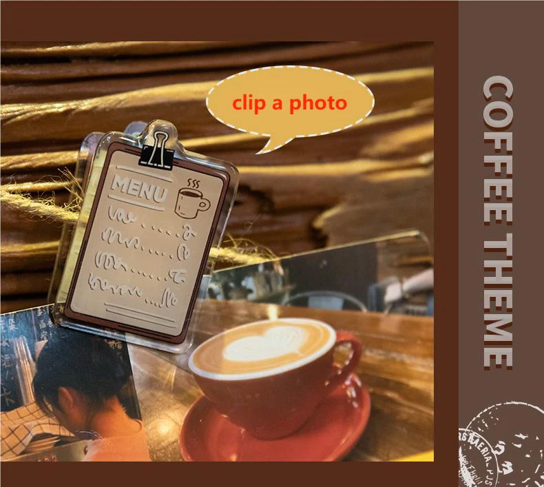 Creative Shaped Coffee Cup Acrylic Clip-TAHARA - Image 8