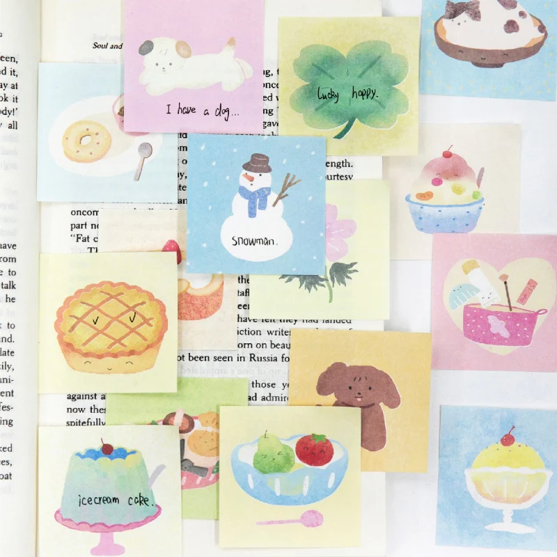 Cute Cartoon Life Planner Sticky Notes 50PCS - Image 3