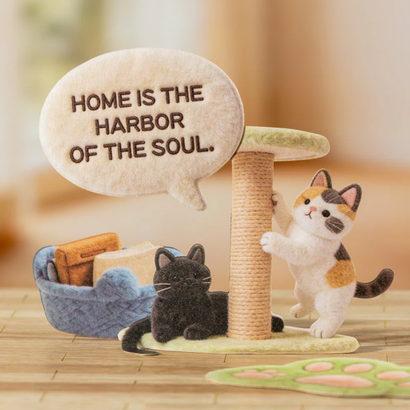 Cute Plush Home Sticker Pack 30PCS - Image 7