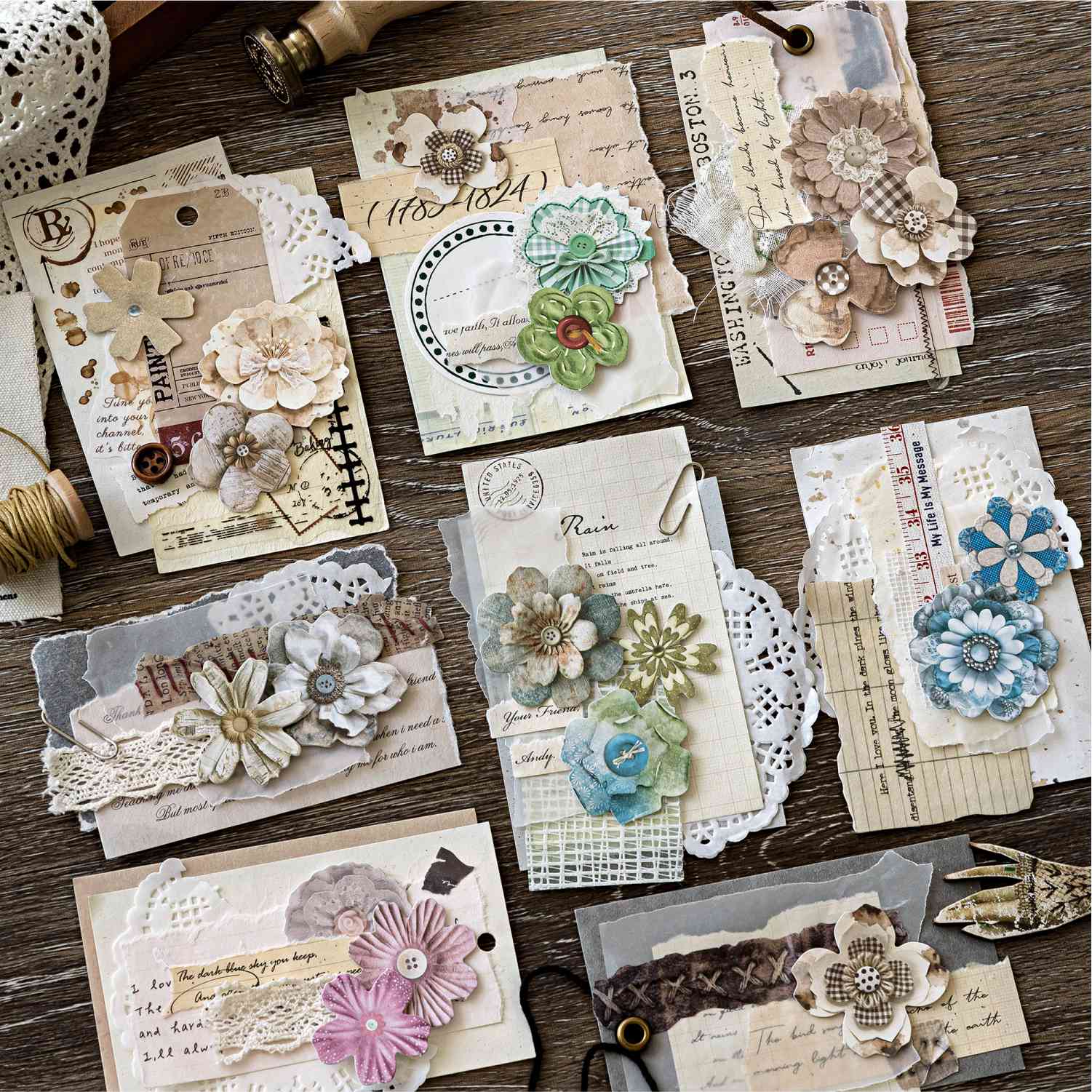 Cutting Language Flower Series Sticker Pack 50Pcs - Image 3
