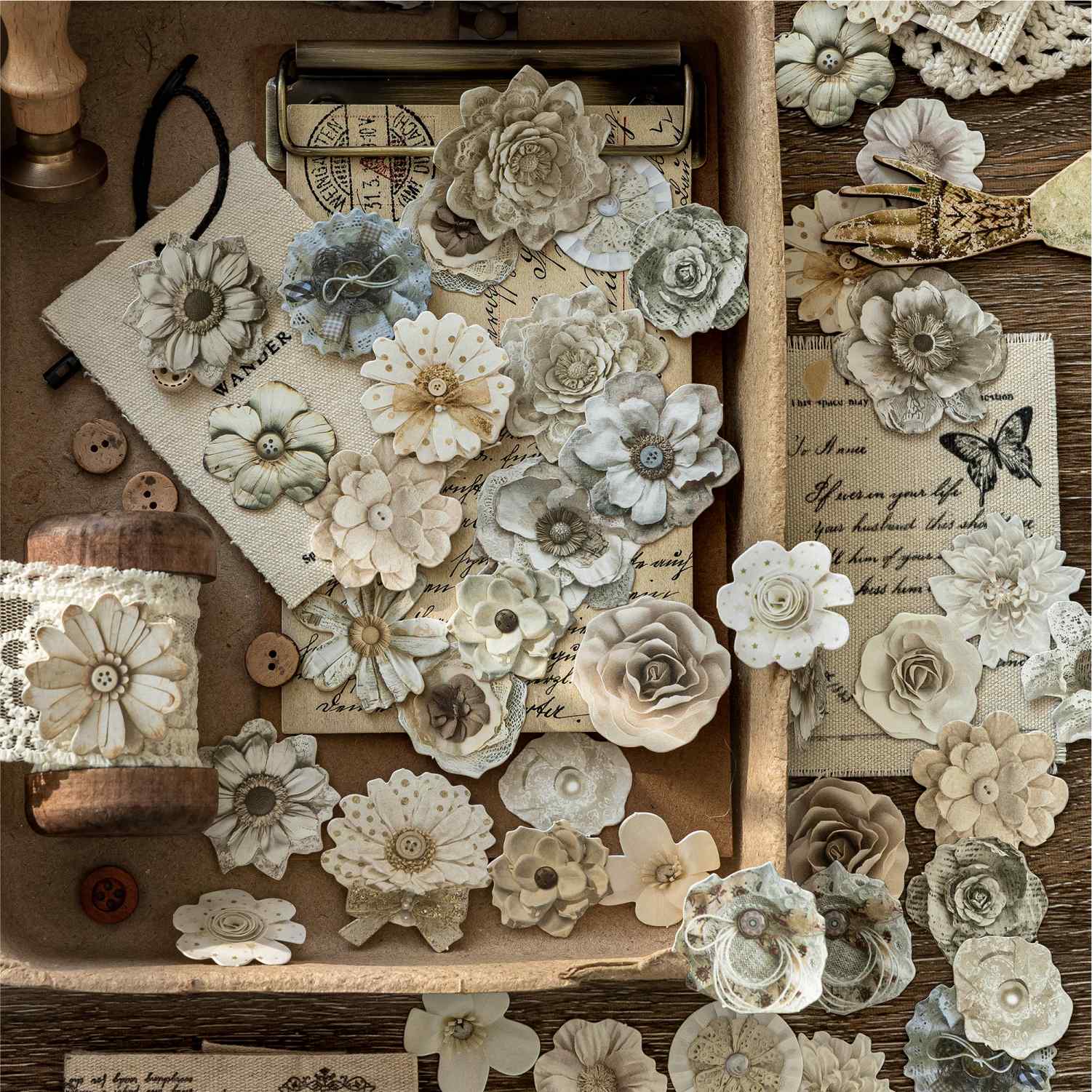 Cutting Language Flower Series Sticker Pack 50Pcs - Image 5