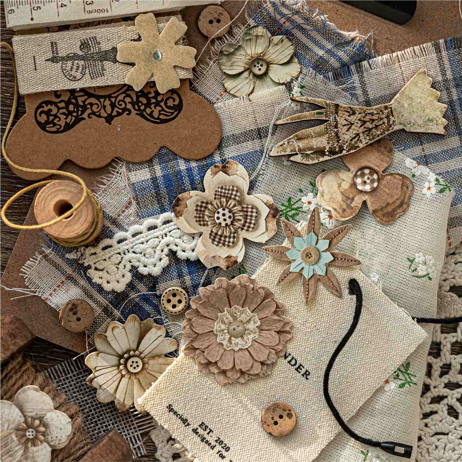 Cutting Language Flower Series Sticker Pack 50Pcs - Image 8
