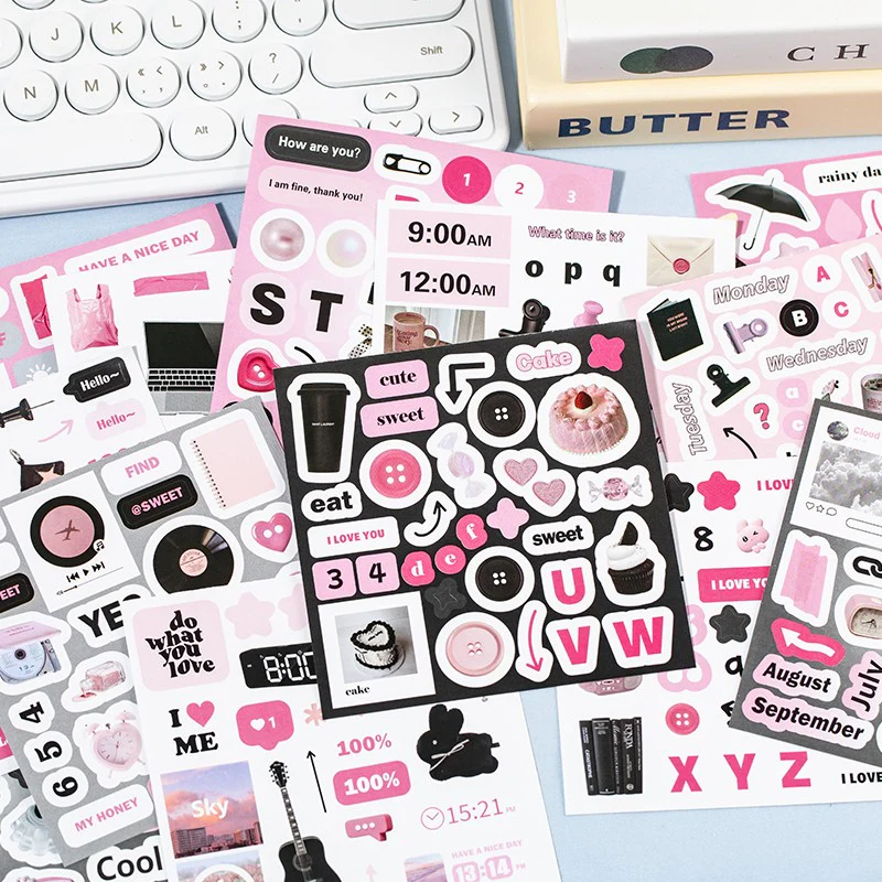 Daily Notes Square Sticker Book - Image 10